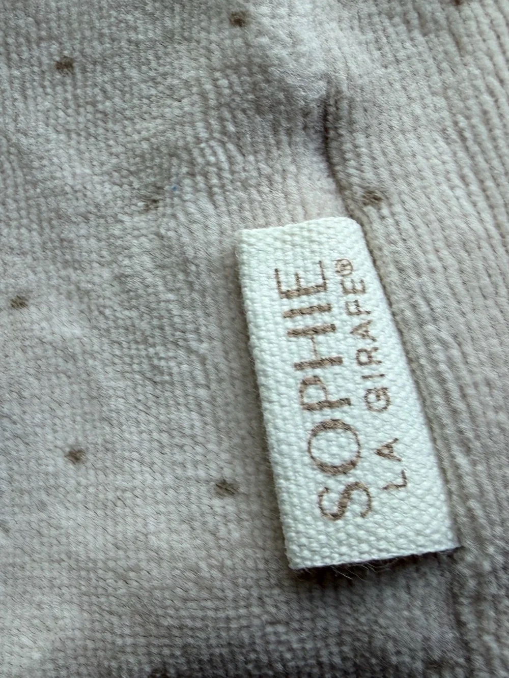 Sophie La Girafe 2 piece Velour Set